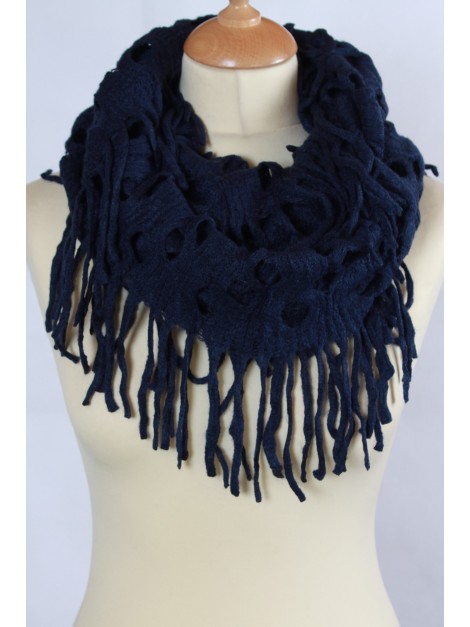 Echarpe Snood Bleu Marine