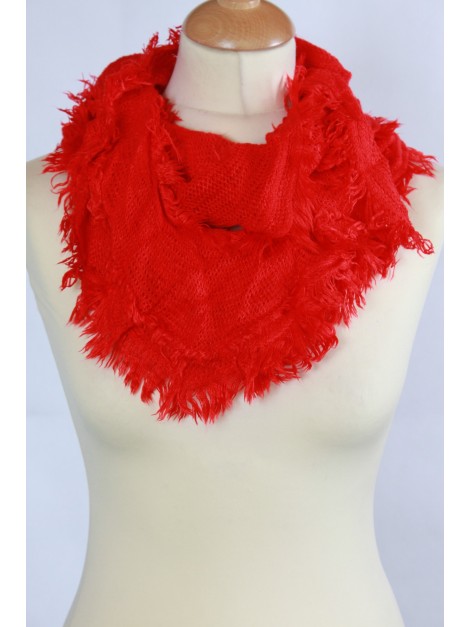 Echarpe Snood Frou-Frou Rouge