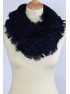 Echarpe Snood Frou-Frou Bleue