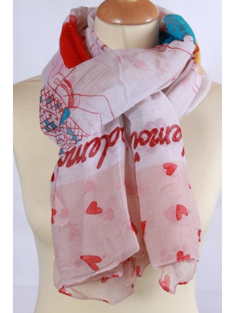 Foulard Femme Vintage Blanc