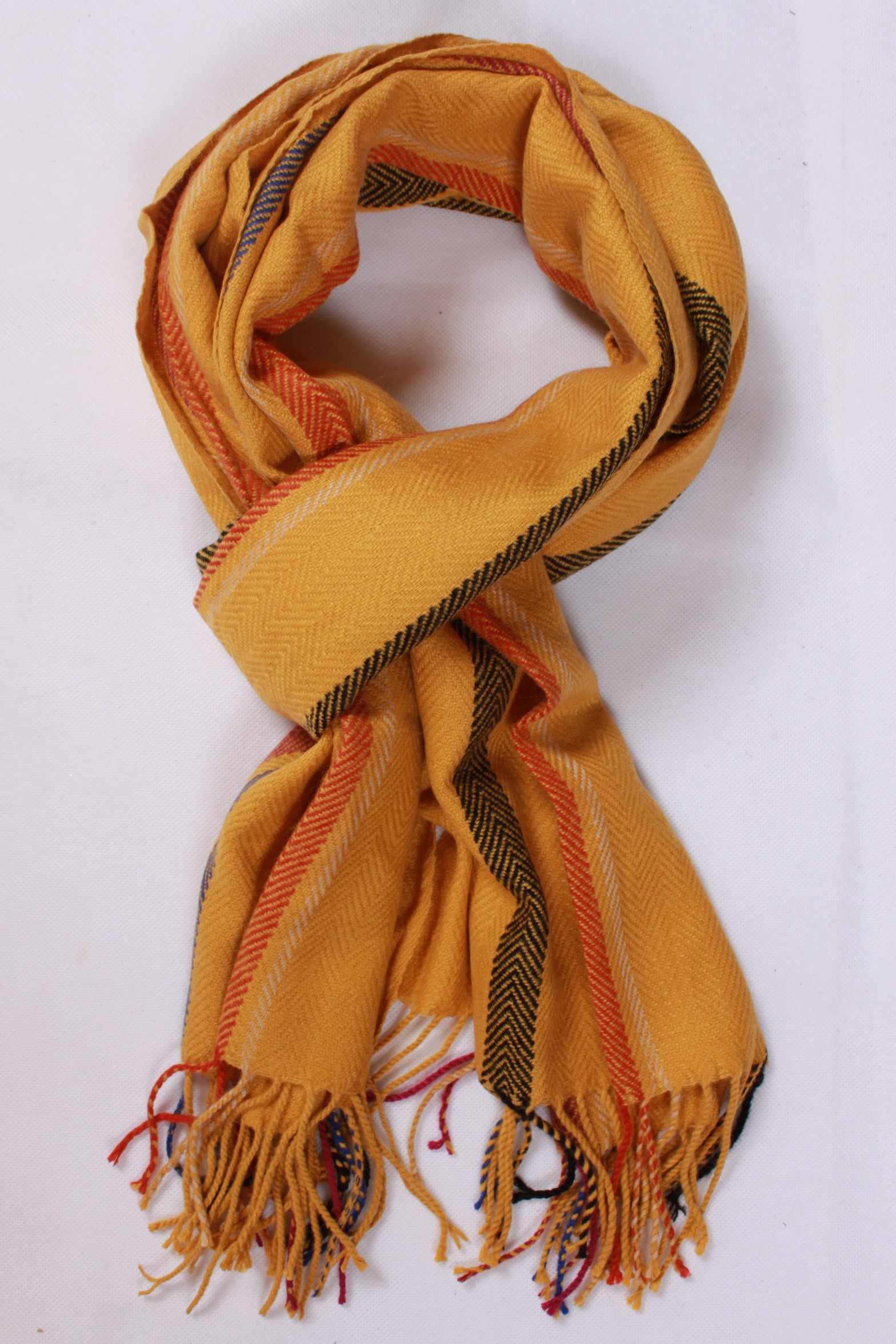 Echarpe Homme Jaune - Foulard Du Monde