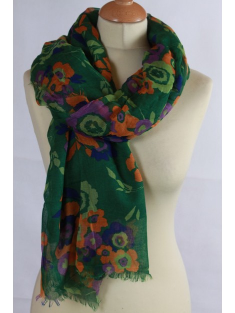 Foulard Fantaisie Vert