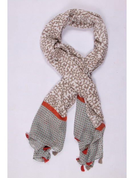 Chèche Romantique Bleu